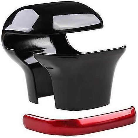For Car Gear Shift Knob Head Cover Trim Sticker Bright Black-- (1/4)