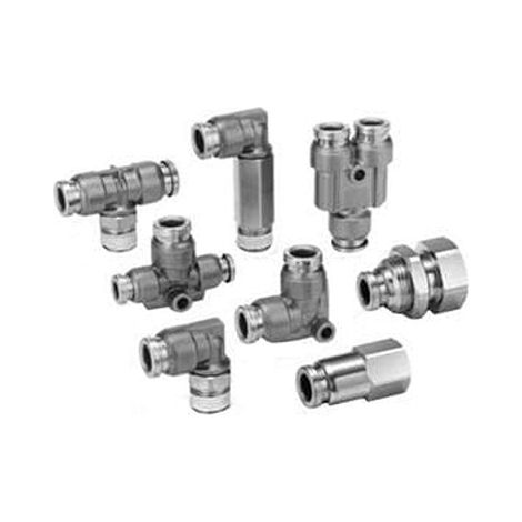 Raccord coudé SMC KQB vers G 1/4 Mâle 8 mm ( Prix pour 1 )
