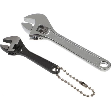 2pièces Clé à Cliquet Flexible Et Outil De Réparation Multifonction Clé à Molette Pratique Pour Usage Domestique Et Atelier (1/4)