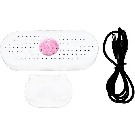 Mini absorbeur d'humidité ABS 5W 6V Blanc Déshumidificateurs électriques portables et efficaces pour placard et armoire à chaussures (1/4)