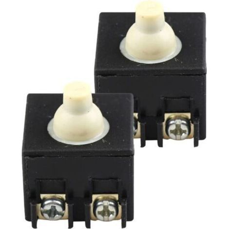 CSPARKV (××cm)Lot de 2 interrupteurs de rechange pour meuleuse d'angle - Anti-poussière - Bouton poussoir - Pour outil électrique portatif (1/4)