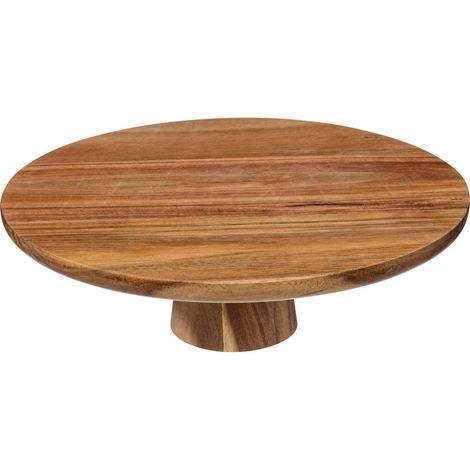 Tortenständer aus Holz, Akazie, Ø 28 cm (1/2)