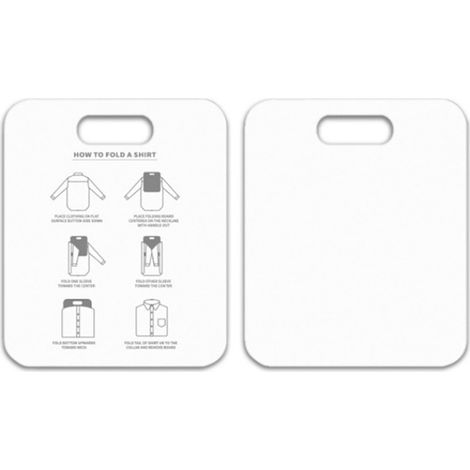 étagère rangement-Plaque de Pliage Rapide – Planche de Pliage de Chemises Domestique pour Utilisation Facile (Blanc) : Compacte, Facile à Stocker (1/4)