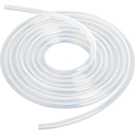 Tube de Tuyau en PVC, Tuyau de Tube en PVC Transparent, Tuyau d'étang d'aquarium, Tuyau d'air, Tuyau pour Transfert de Pompe d'arrosage de Jardin, 5 mm ID x 7 mm OD, 2 mètres