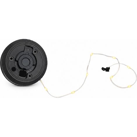 Lanterne de camping LED rechargeable USB, guirlande lumineuse multicolore, rangement pour mètre ruban, tente d'extérieur