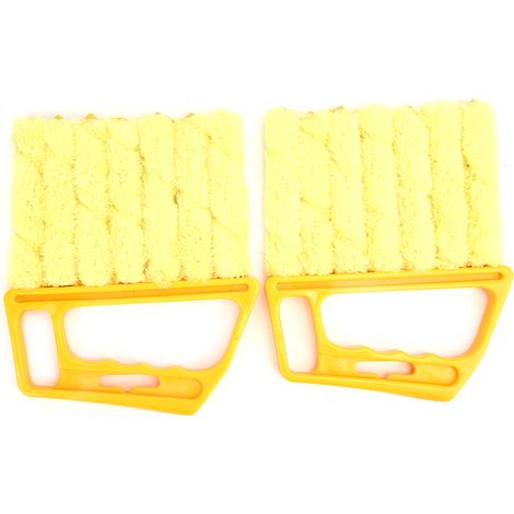 Brosse De Nettoyage Pour Stores Vénitiens Et Climatisation - Poignée Ergonomique En Abs - Brosses Douces En Polyester - Lot De 2 (1/5)