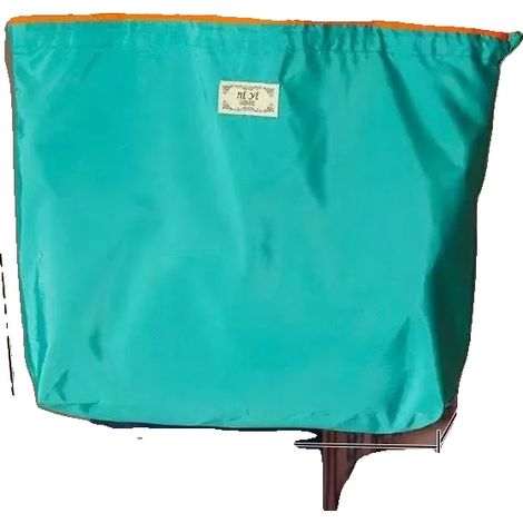 Aufbewahrungstasche, umweltfreundlich, tragbar und faltbar, See blau-Groß (1/2)