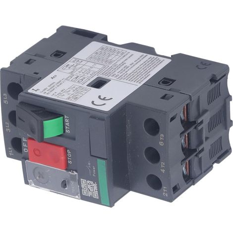 Interrupteurs de Protection de Moteur, Disjoncteur Magnétique Thermique, Protection contre les Surcharges sur Rail de 35mm, AC 690V (GV2-ME08 2,5-4A) (1/5)