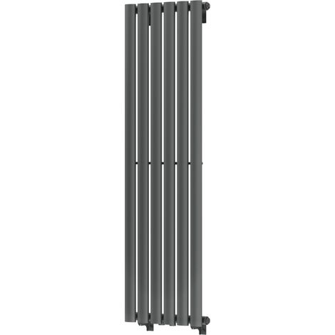 Radiateur décoratif Mexen Oregon 1200 x 360 mm, 417 W, anthracite - W202-1200-350-00-66 (1/5)