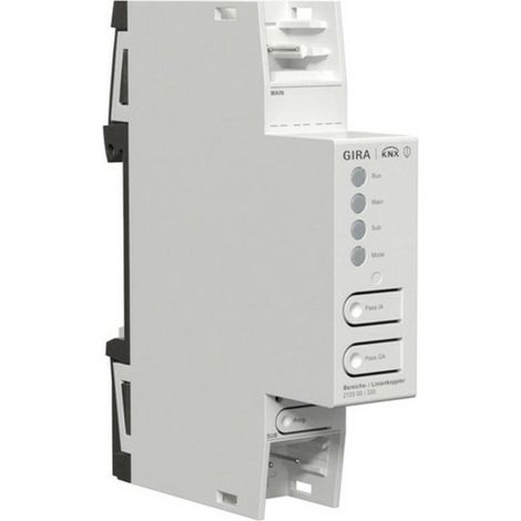 Composant domotique Gira bereichslinienkoppler 212300 compatible KNX EIB 9x5x11 cm
