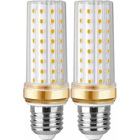 Lampadina LED E27 bianco caldo, equivalente a una lampadina alogena da 20 W, 3000 K, 1000 lm, angolo di 360°, non dimmerabile, attacco E27, senza sfarfallio, confezione da 2.