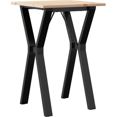 Maison Exclusive - Esstisch Y-Gestell 50x50x75 cm Massivholz Kief