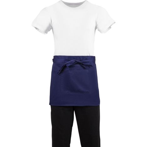 Tablier Serveur Court Whites Bleu Marine - Whites Chefs Clothing (1/5)