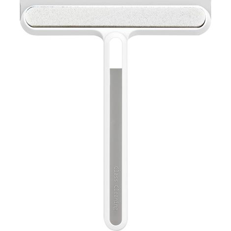 Escobilla de goma multifuncional para ventanas, duchas, puertas y parabrisas de coche, con cepillo oculto, 22,9 cm.