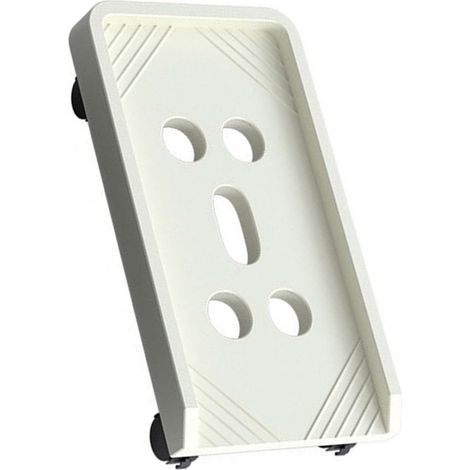 Support de tour d'ordinateur portable à roulettes universel et épais avec trou de dissipation de chaleur pour bureau. (1/5)
