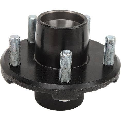 Moyeux de remorque 2000lbs 5x4.5in, kit pour essieu de remorque cargo et bateau, compatible broche 1in et 1-1/16in, charge 907kg (1/5)