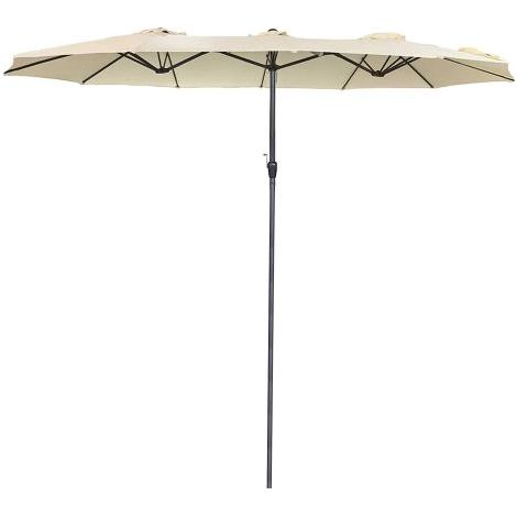 OMBRELLONE DOPPIO DA GIARDINO mt 2,7 x 4,6
