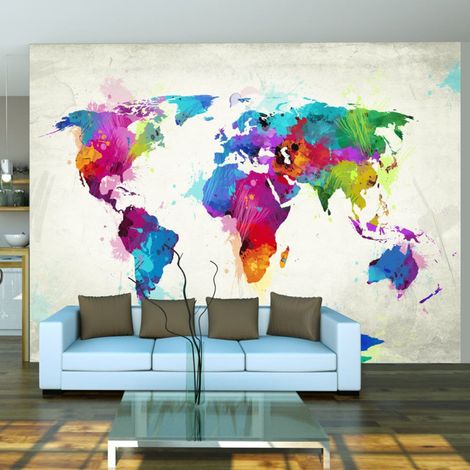 Papier Peint "The Map of Happiness" 154 x 200 cm (1/2)