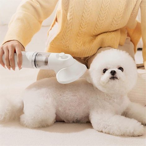 Aspirateur de poils de chien de taille moyenne, peigne multifonctionnel pour animaux de compagnie (1/5)