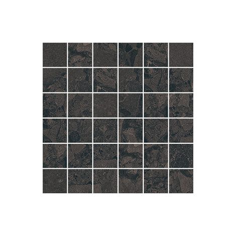 Aelle - Mosaique sol / mur effet terrazzo noir 30x30 cm BLACK SPACE (vendu à l'unité)
