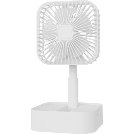 Ventilador USB, ventilador portátil, mini ventilador, ventilador de escritorio, ventilador recargable con base, ventilador plegable de tres velocidades