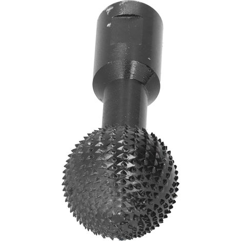 Tête de meule sphérique en métal 14mm, foret de gravure pour meuleuse d'angle, outil de fraisage, boule abrasive pour ponçage et polissage (1/5)