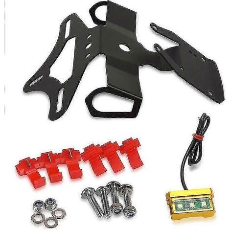 Support de feu arrière de moto pliable, compatible avec Kawasaki Z900 2017-2022 (modèles 2017 à 2022). (1/5)