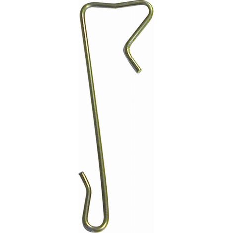 Dimos – Crochet ardoise inox 17% 13x2,7 pour liteaux et ardoises épaisses – Résistance à la corrosion – 752658 - BTE 500 XL