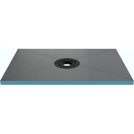 Mai & Mai Receveur de Douche à Carreler XPS 80x120cm Recoupable sur Mesure pour Douche