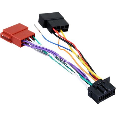 Adaptateur ISO Autoradio Pioneer Connecteur 16 Pin Compatible AVH 270BT AVH 280BT Faisceau ABS (1/5)