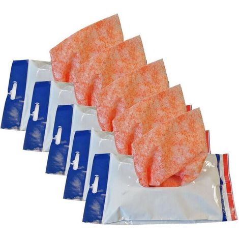 Lot de 60 lingettes nettoyantes pour les mains roxy hand cleaner (1/2)