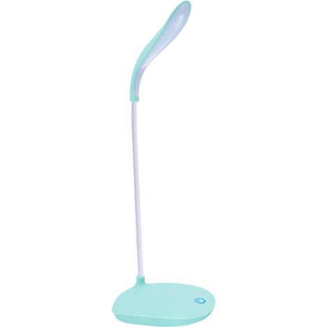 Lámpara de mesa táctil con 14 LED, puerto USB, manguera flexible y batería de 300 mAh (4 W). (1/5)