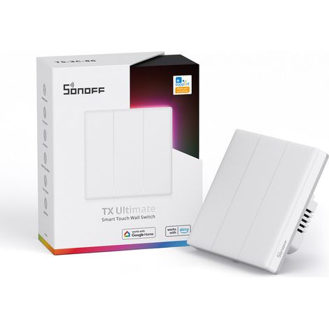 SONOFF WiFi Smart Touch Lichtschalter, Full Touch,T5-3C-86