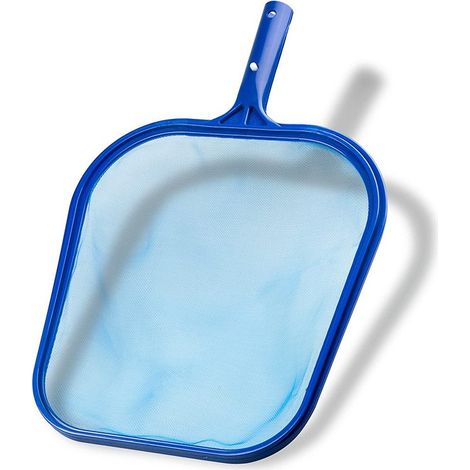 Épuisette de piscine, tête de râteau en maille fine pour piscines enterrées et hors sol, idéal pour enlever les feuilles et les débris du spa, fontaines, gonflables et autres surfaces. (1/5)