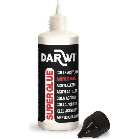 Un flacon de Colle Acrylique Super Forte - Auxiliaire pour Peintures - 80 ML - Pour tous supports poreux
