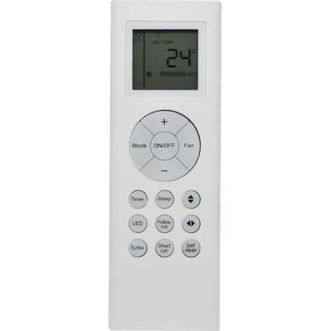 Gilt für die Fernbedienung der Klimaanlage RG66 67BGEF, die Funktion ist die gleiche wie bei der Originalfernbedienung. (1/4)