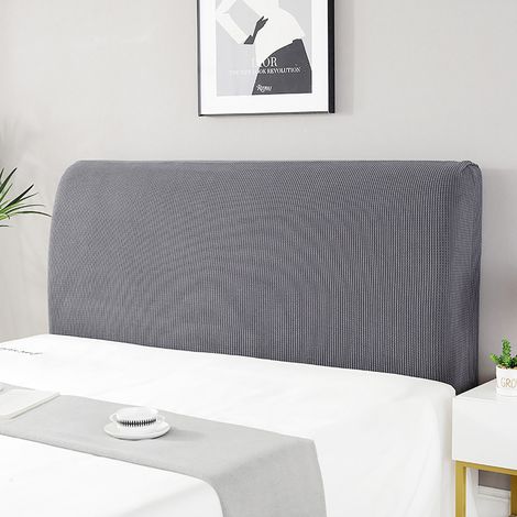 Housse de tête de lit, housse de tête de lit intégrale, housse de tête de lit extensible, housse de tête de lit élastique pour tête de lit rembourrée