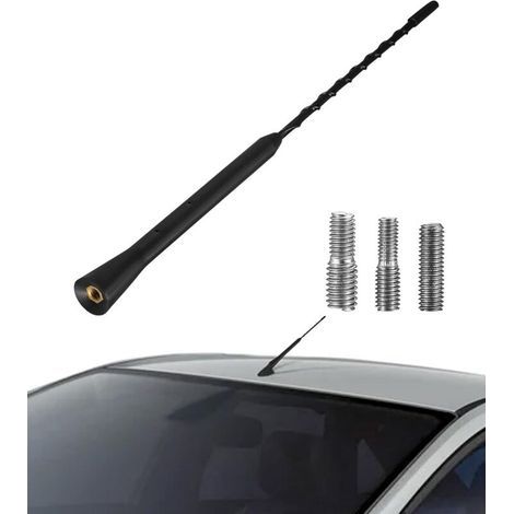 Car Antenna, Car Radio Antenna, with M4 M5 M6 Adapters, Universal Exterior Car Accessories, Suitable for Common Models such as Trucks, SUVs, Cars, Motorhomes (1/5)