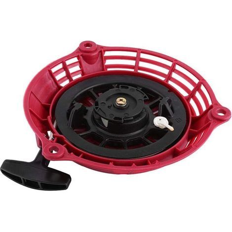 Démarreur à rappel Ensemble rouge de démarreur à rappel Ensemble de pour démarreur à rappel générateurs Poignée d'assemblage de démarreur à rappel de tondeuse à gazon à moteur (1/5)