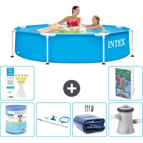 Frame Pool Rund - 244x51 cm - 7-teilig S20
