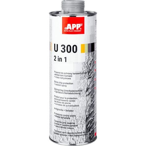 Blackson - Produit anti gravillon et joint - Gris - Carrosserie - Bidon 1L - APP U300 (1/4)