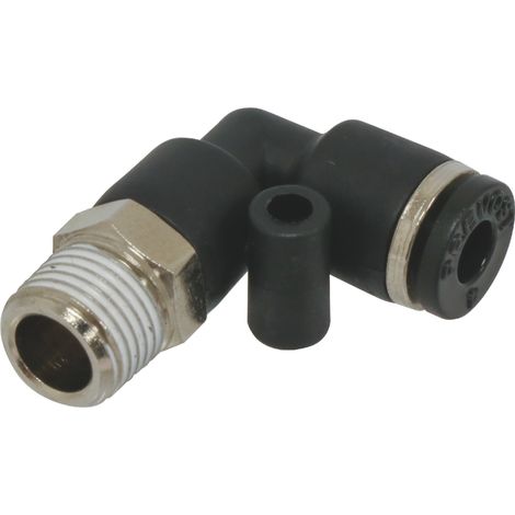 SODISE - Raccord 90 degrés mâle conique orientable pour tuyau diamètre 8mm - 01742