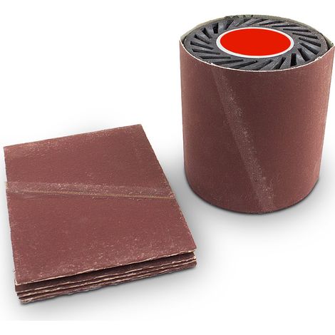 5xSchleifband Schleifpapier 800, 100x284mm zu Satiniermaschine Expansionswalzen (1/2)