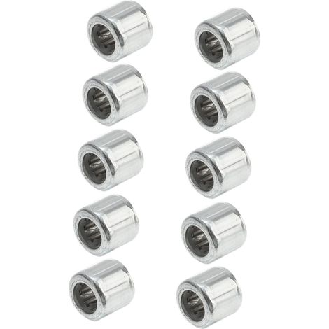 10 Pièces Rouleau Hf081412 Roulement Paliers De Butée Petits Roulements À Sens Unique Roulement À Billes Butée À Billes Estampé Bague Extérieure Métal Roulement À Aiguilles En (1/5)