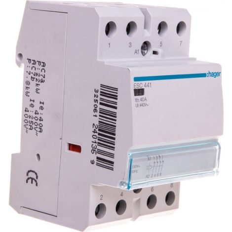 Contactor modular 40A 0Z 4R 230V CA ESC441