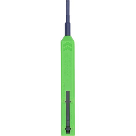 Stylo de Nettoyage LC à 1 Clic pour Connecteur Fibre Optique 1.25mm, Vert, Anti-Statique