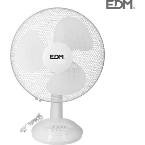 Tischventilator, weiße Farbe, Leistung 35 W, Flügel ø30 x 48 cm, EDM (1/3)