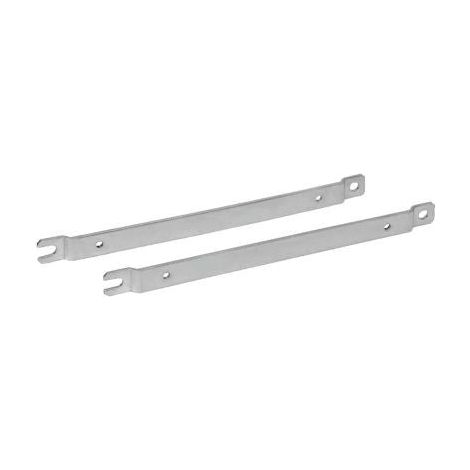 [NEUWERTIG] B-Ware Rittal Wandhalterung Wandbefestigungslaschen GA 9121230 Stahlblech 2 Stück (1/2)