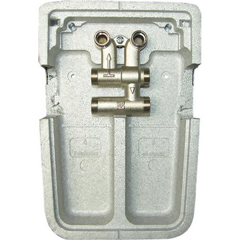 Sockelleistenverteiler f.Zweirohranlagen M22-G3/4"