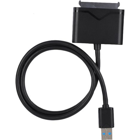 Adaptateur Sata Vers Usb 3.0 Pour Disque Dur 2.5 Et 3.5 Pouces Avec Alimentation 12v Protocole Uasp (1/5)